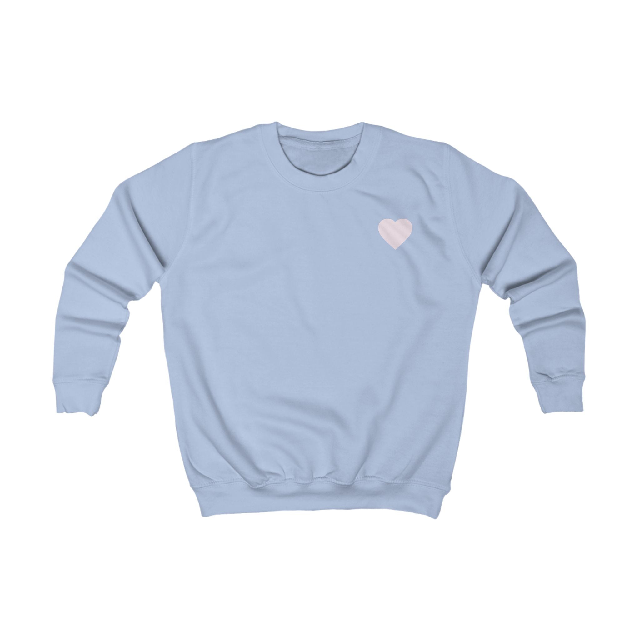 by HEY | Kinder Sweater LOVE met Hartje | Zachte Katoenen Trui