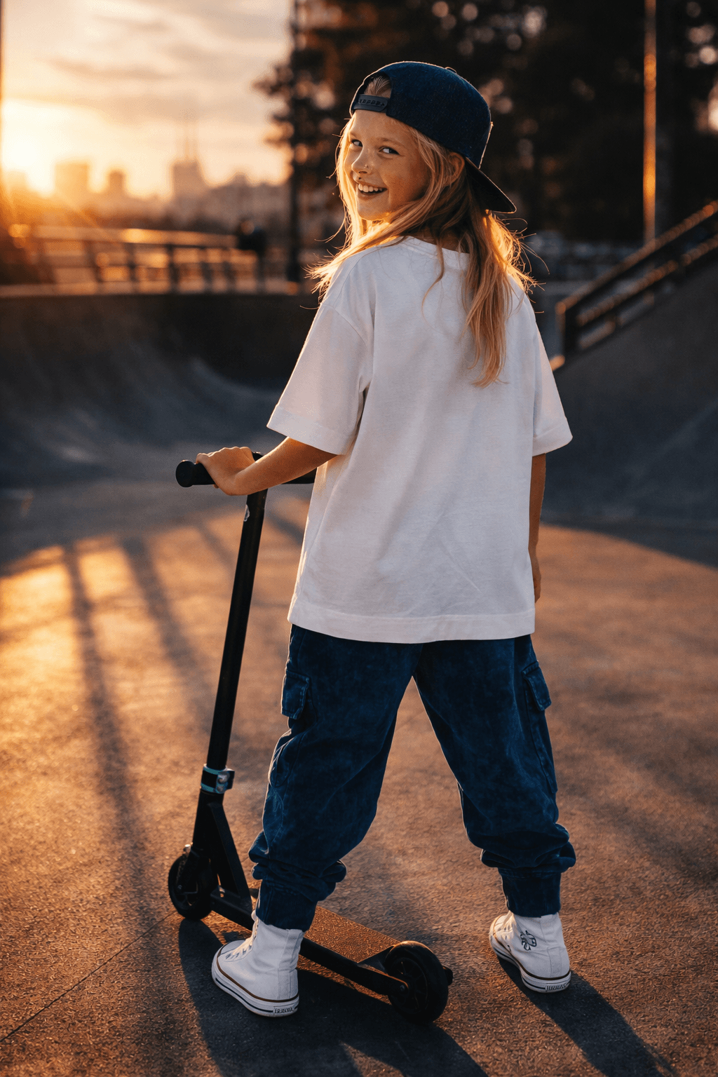 Minikid | Wit T-Shirt | Baggy shirt | Jongens