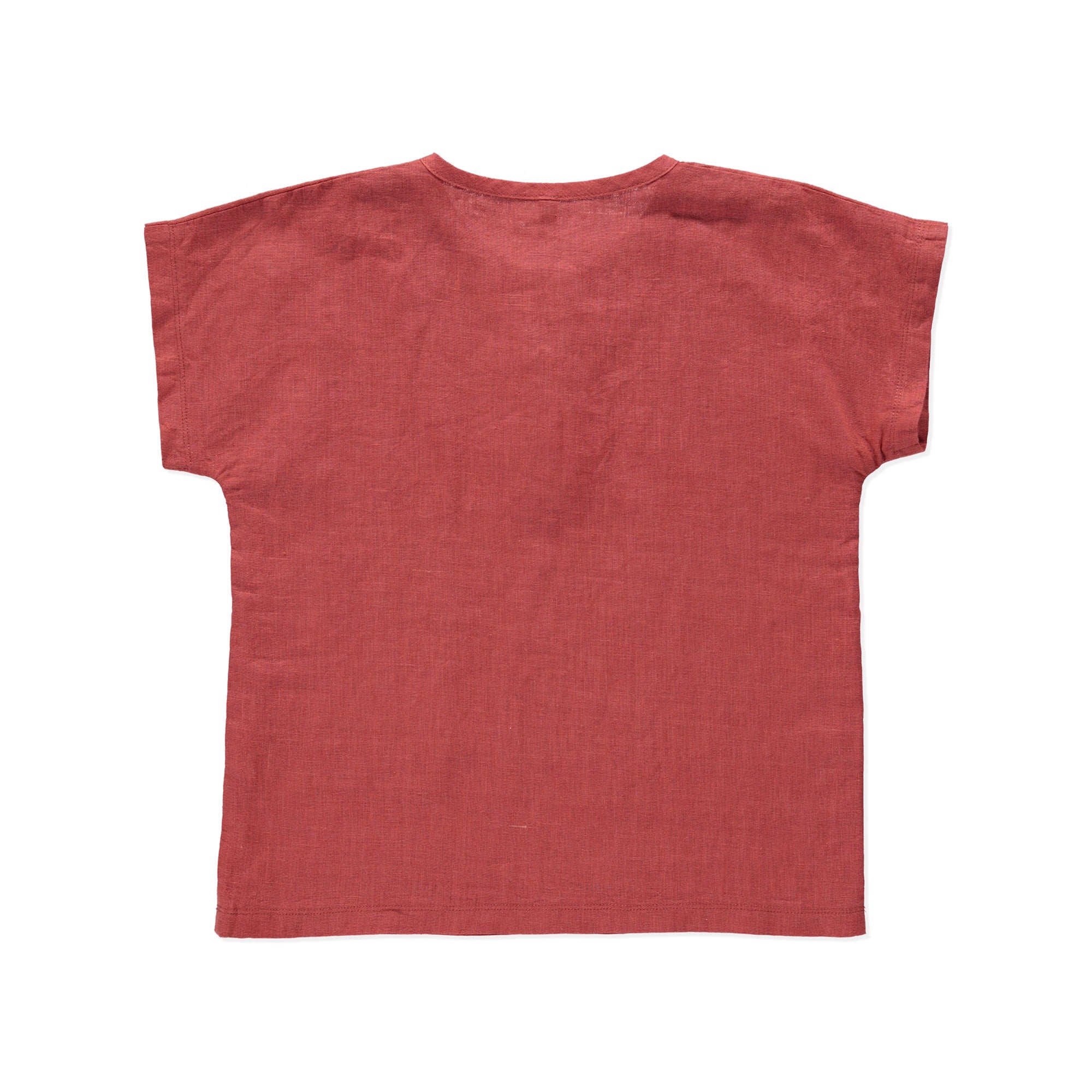 Peach Zeus | Linnen Top | Terracotta