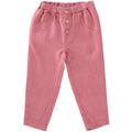 Peach Zeus | Roze zomerse broek | Linnen