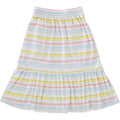 Peach Zeus | Rok met pastel strepen | met zakken